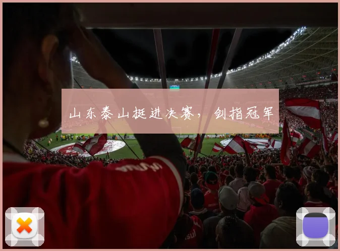 山东泰山挺进决赛，剑指冠军